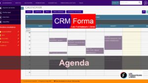 agenda partagé dans CRMforma des formateurs libres