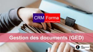 gestion des documents GED dans CRMforma des formateurs libres