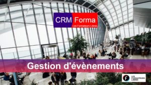 gestion des évènements dans CRMforma des formateurs libres 