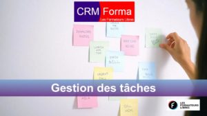 Gestion des taches dans CRMforma des formateurs libres